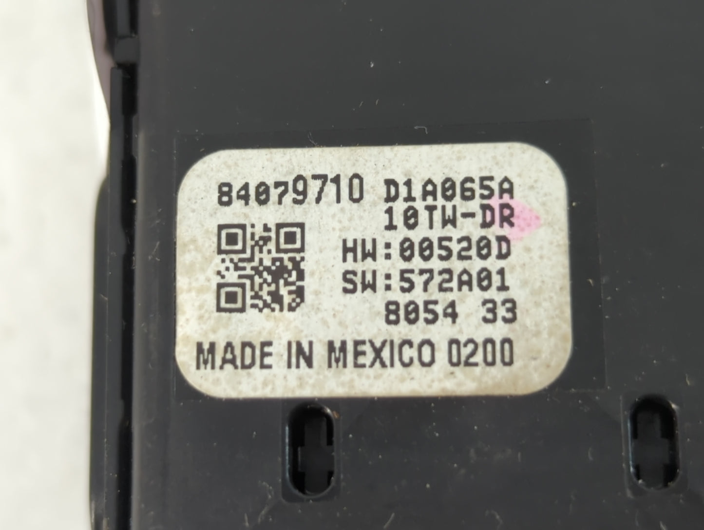 2017-2020 Cadillac Xt5 Master Power Window Switch Replacement Driver Side Left P/N:84079710 Fits OEM Used Auto Parts - Oemus