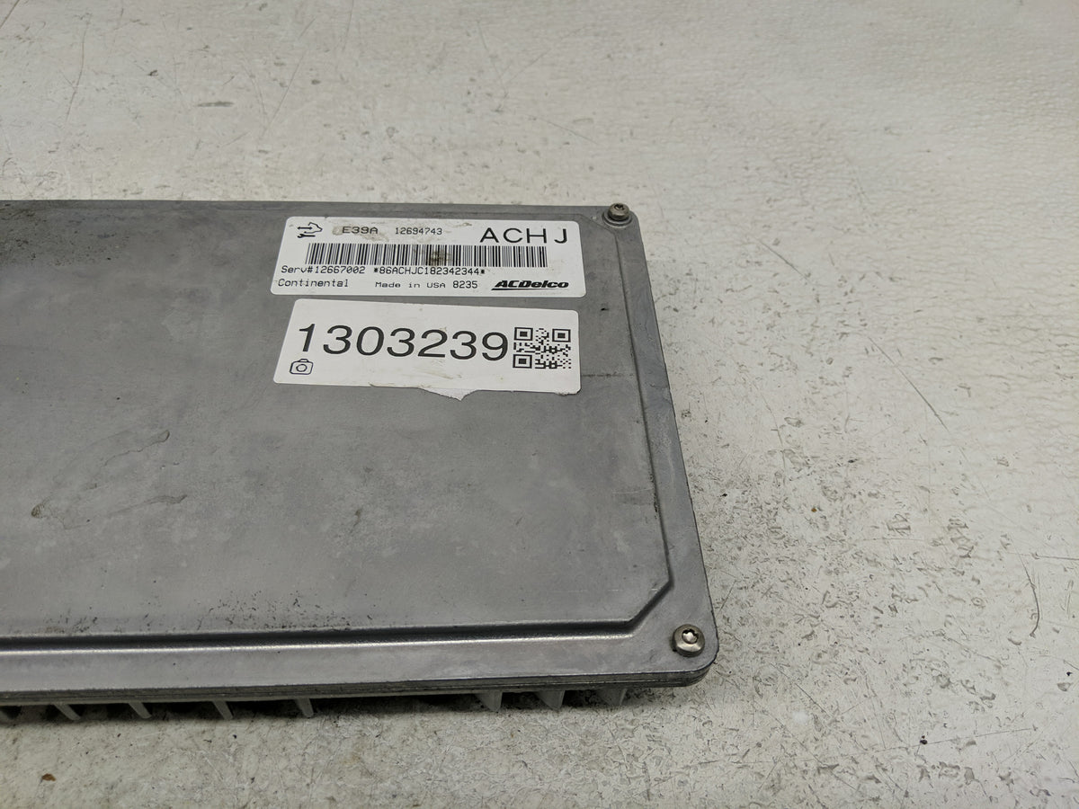 2017-2019 Cadillac Xts PCM Engine Control Computer ECU ECM PCU OEM P/N:12694743 Fits 2017 2018 2019 2020 OEM Used Auto Parts