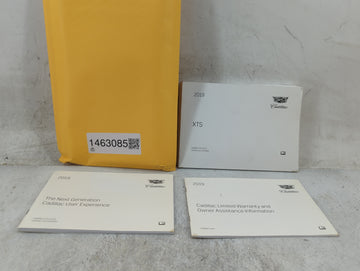 2019 Cadillac Xts Owners Manual Book Guide P/N:84137650 OEM Used Auto Parts - Oemusedautoparts1.com