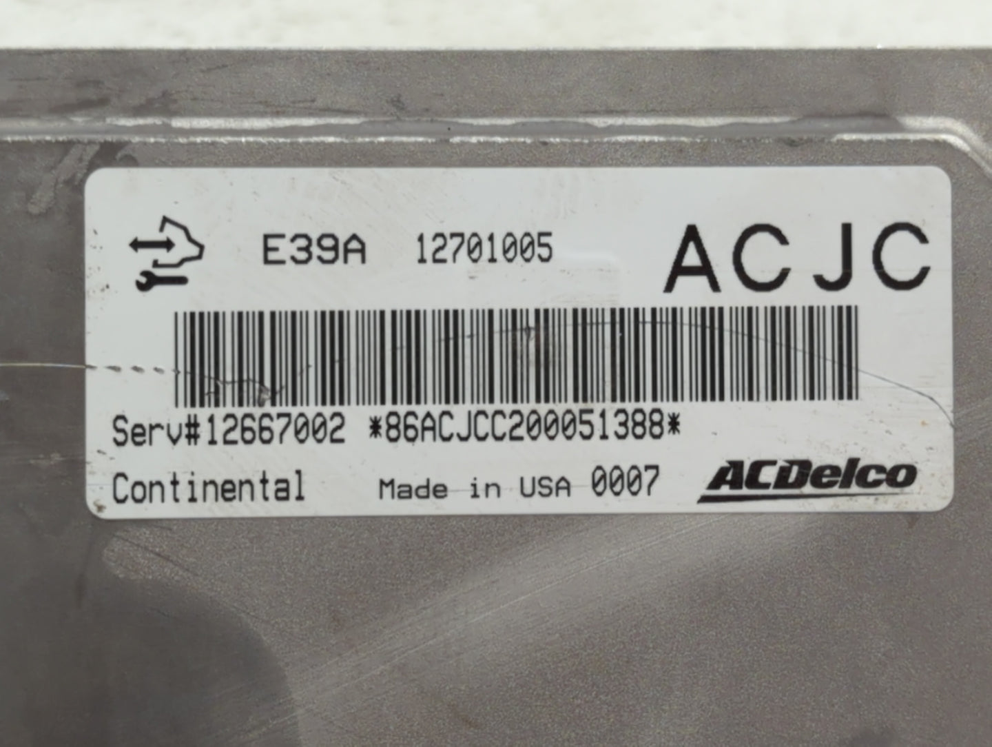 2017-2019 Cadillac Xts PCM Engine Control Computer ECU ECM PCU OEM P/N:12701005 12667002 Fits Fits 2017 2018 2019 OEM Used A