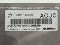 2017-2019 Cadillac Xts PCM Engine Control Computer ECU ECM PCU OEM P/N:12701005 12667002 Fits Fits 2017 2018 2019 OEM Used A