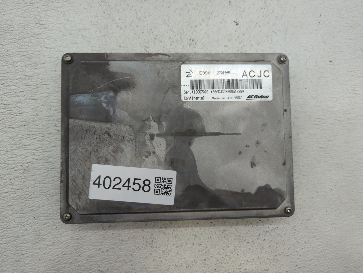 2017-2019 Cadillac Xts PCM Engine Control Computer ECU ECM PCU OEM P/N:12701005 12667002 Fits Fits 2017 2018 2019 OEM Used A