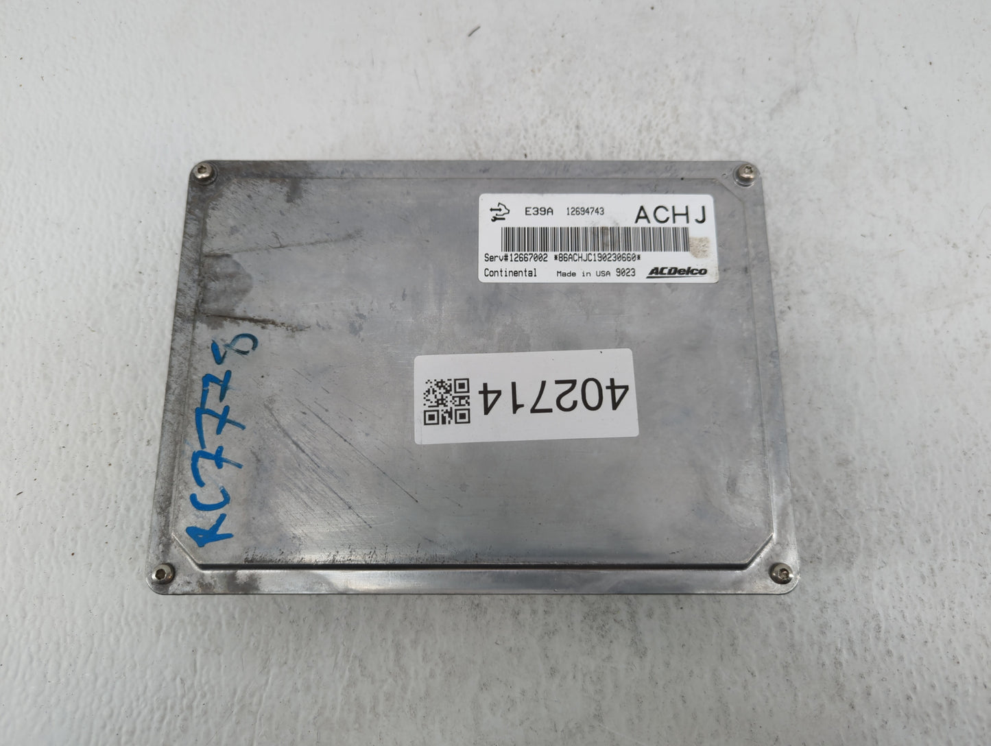 2017-2019 Cadillac Xts PCM Engine Control Computer ECU ECM PCU OEM P/N:12694743 12667002 Fits Fits 2017 2018 2019 OEM Used A