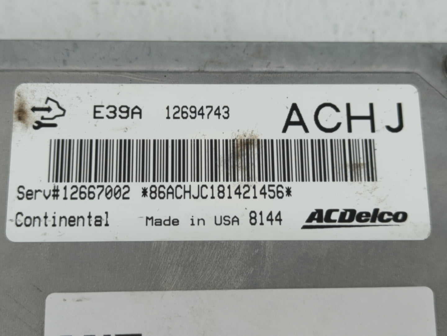 2017-2019 Cadillac Xts PCM Engine Control Computer ECU ECM PCU OEM P/N:12667002 12694743 Fits Fits 2017 2018 2019 2020 OEM U