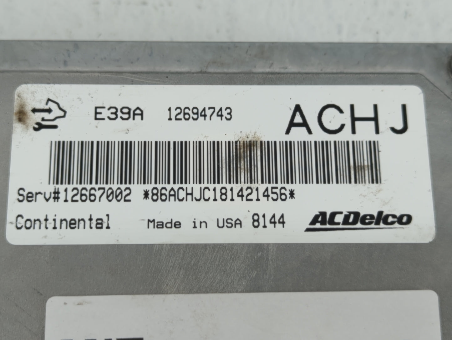 2017-2019 Cadillac Xts PCM Engine Control Computer ECU ECM PCU OEM P/N:12667002 12694743 Fits Fits 2017 2018 2019 2020 OEM U
