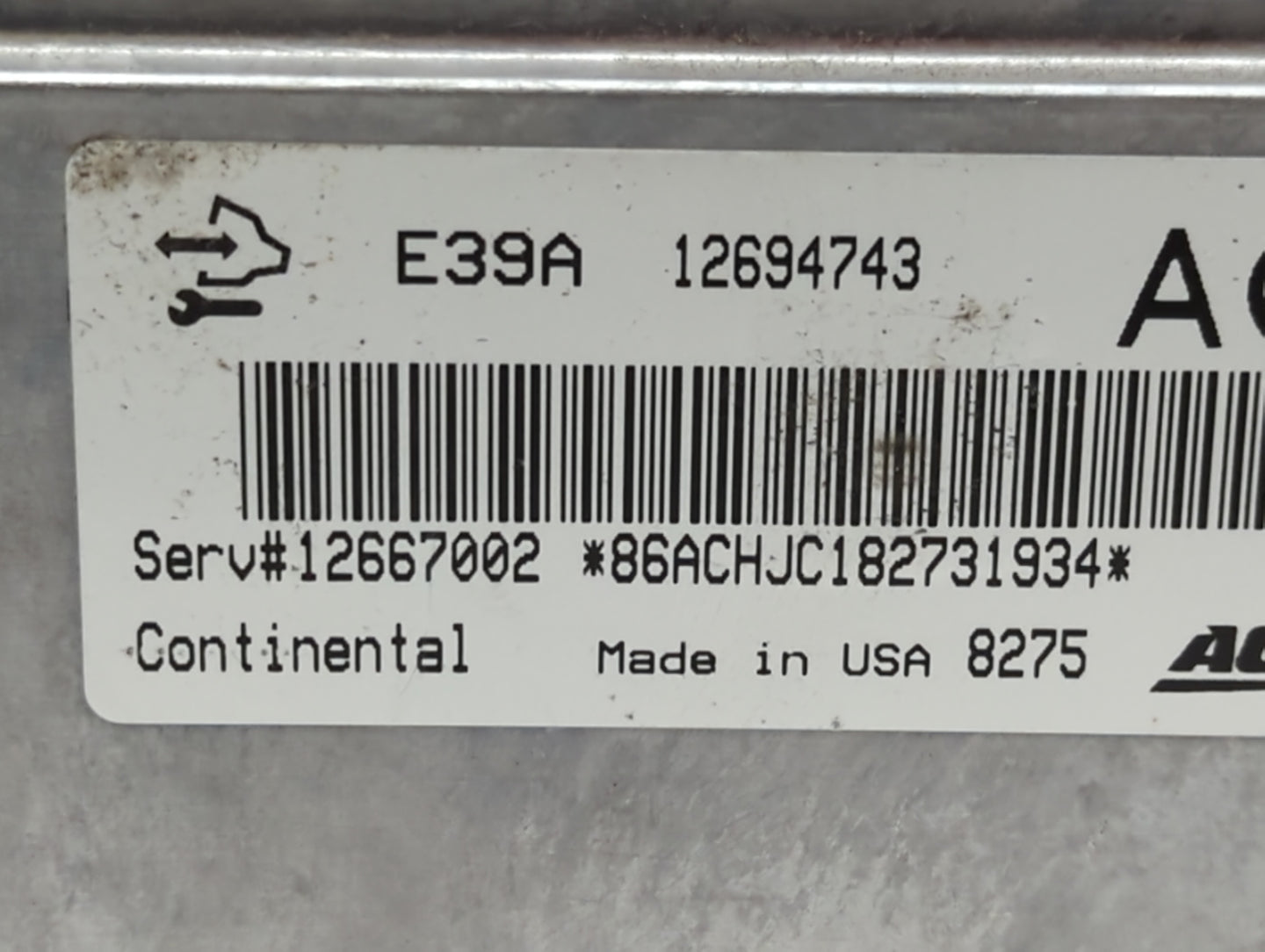 2017-2019 Cadillac Xts PCM Engine Control Computer ECU ECM PCU OEM P/N:12694743 Fits Fits 2017 2018 2019 2020 OEM Used Auto 