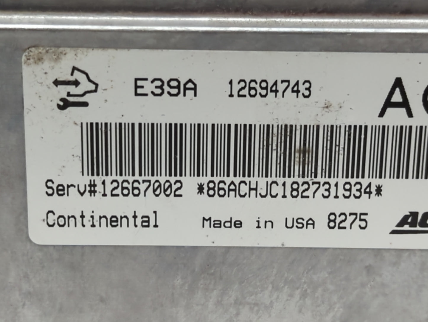 2017-2019 Cadillac Xts PCM Engine Control Computer ECU ECM PCU OEM P/N:12694743 Fits Fits 2017 2018 2019 2020 OEM Used Auto 