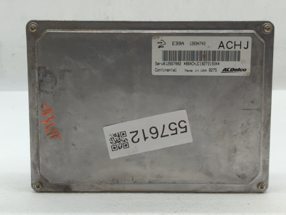 2017-2019 Cadillac Xts PCM Engine Control Computer ECU ECM PCU OEM P/N:12694743 Fits 2017 2018 2019 2020 OEM Used Auto Parts