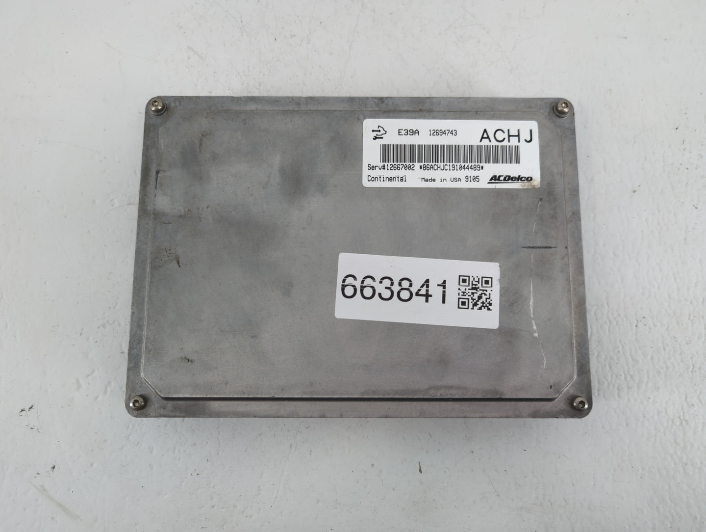 2017-2019 Cadillac Xts PCM Engine Control Computer ECU ECM PCU OEM P/N:E39A 12694743 Fits Fits 2017 2018 2019 2020 OEM Used 