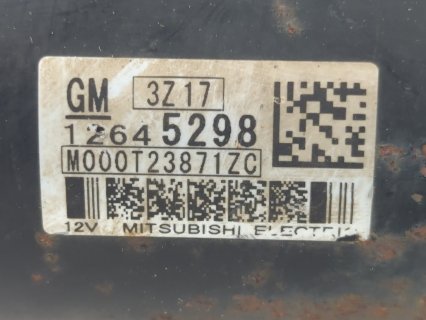 2013-2019 Cadillac Xts Car Starter Motor Solenoid OEM P/N:M000T23871ZC 12645298 Fits OEM Used Auto Parts - Oemusedautoparts1