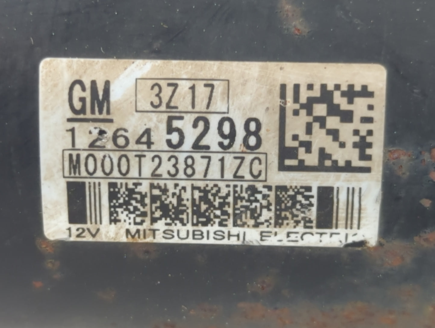 2013-2019 Cadillac Xts Car Starter Motor Solenoid OEM P/N:M000T23871ZC 12645298 Fits OEM Used Auto Parts - Oemusedautoparts1