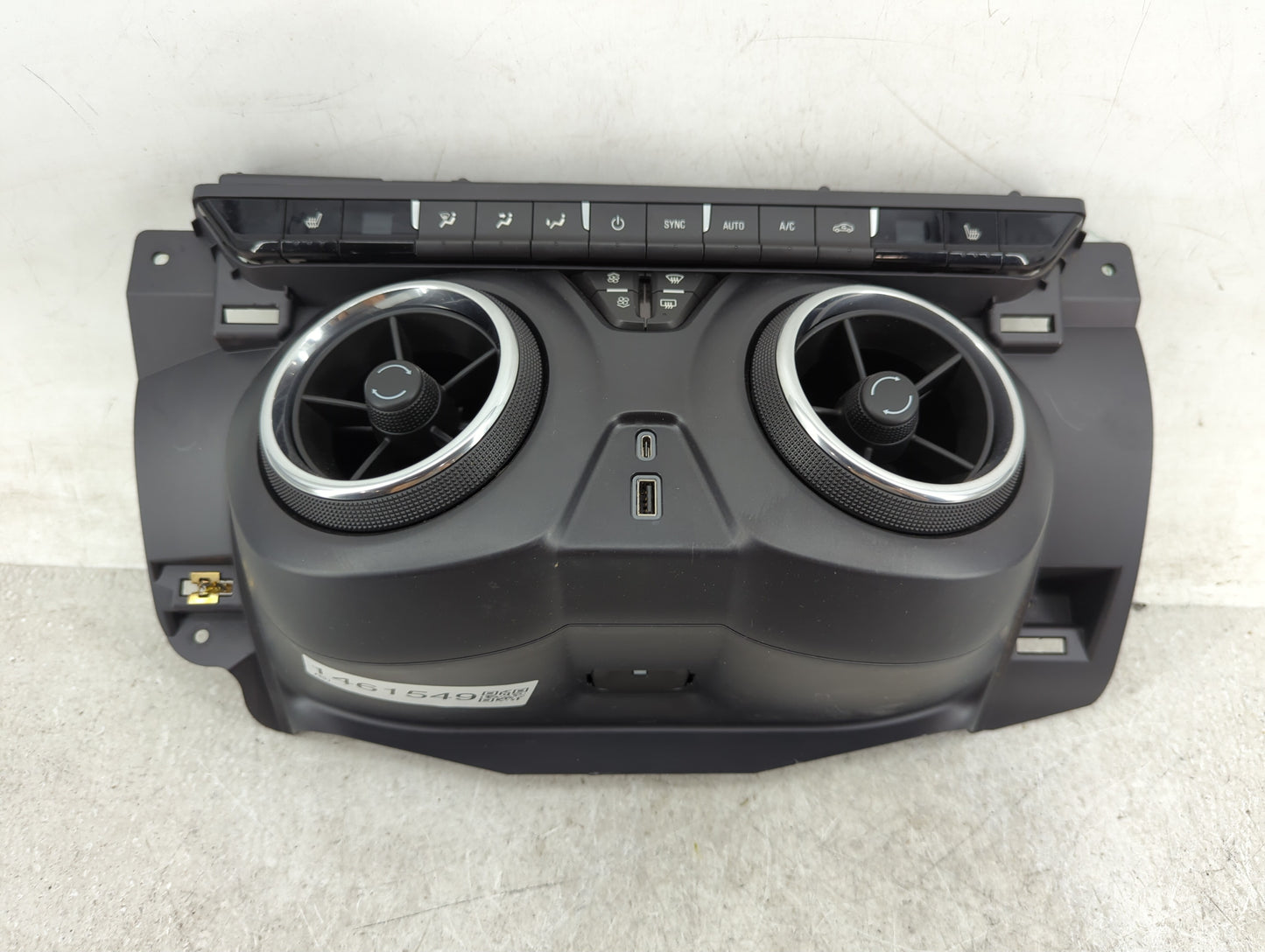 2019-2022 Chevrolet Blazer Climate Control Module Temperature AC/Heater Replacement P/N:84563761 Fits Fits 2019 2020 2021 20
