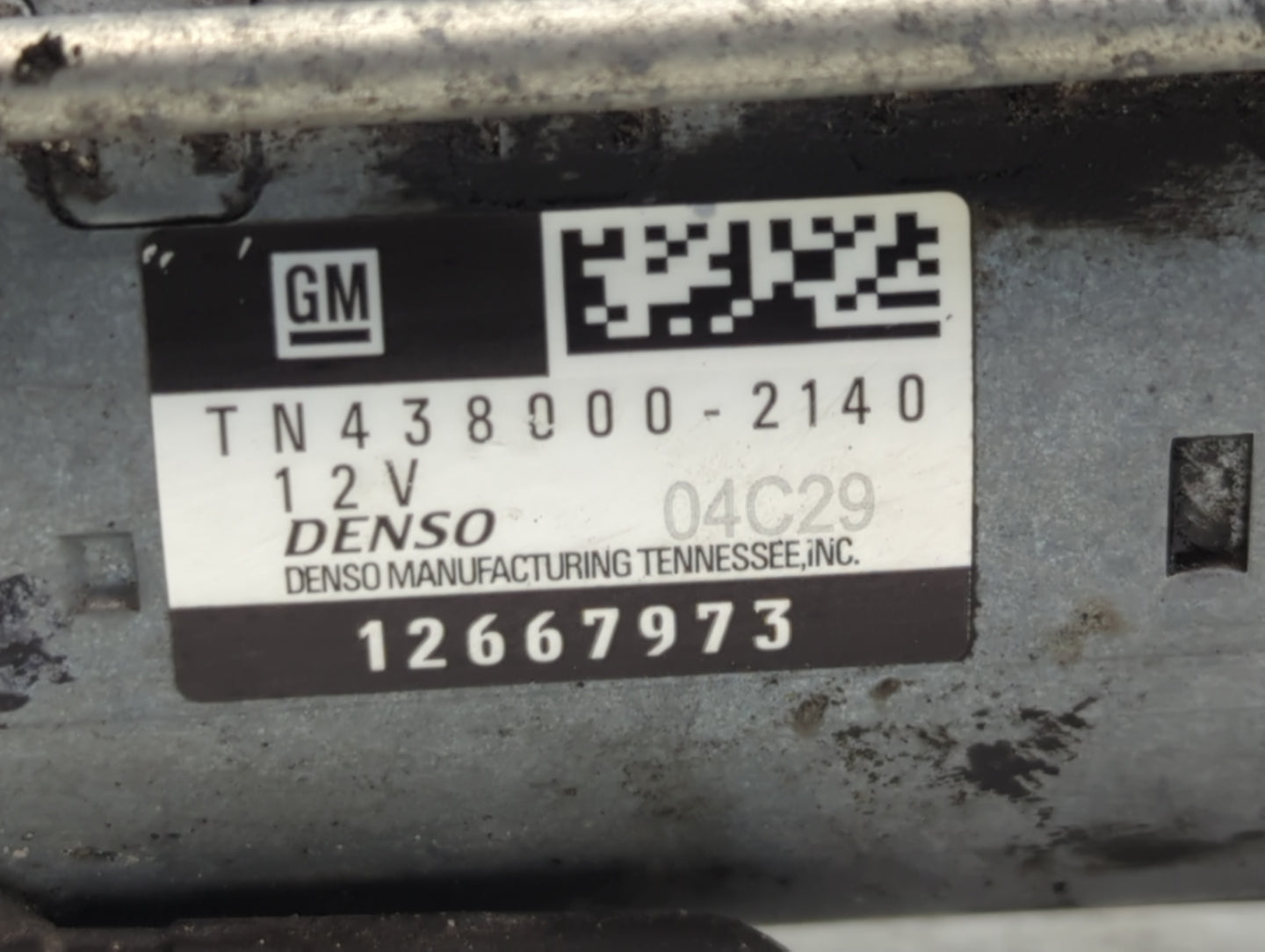 2019-2022 Chevrolet Blazer Car Starter Motor Solenoid OEM P/N:12667973 Fits Fits 2016 2017 2018 2019 2020 2021 2022 OEM Used