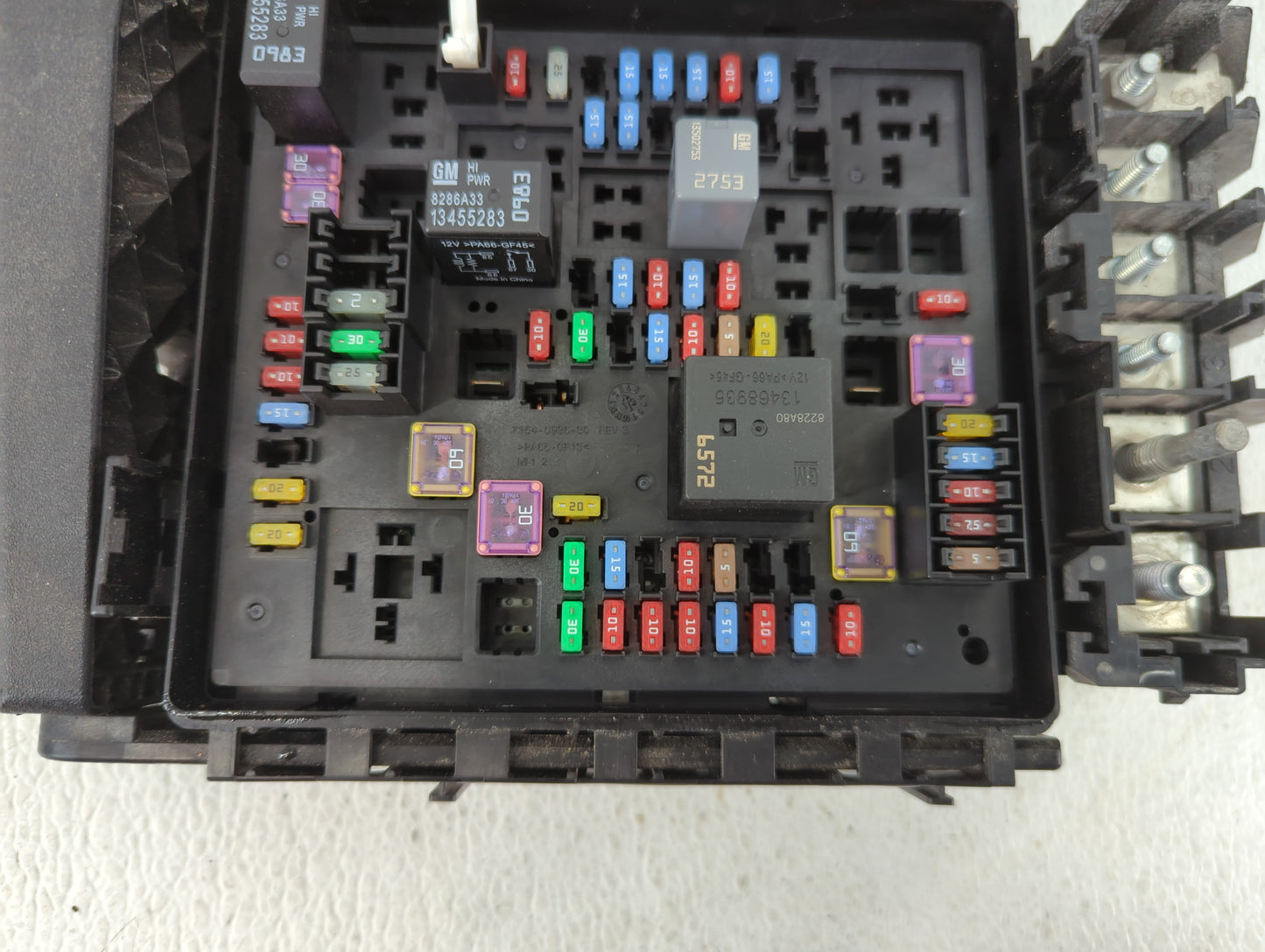 2019-2020 Chevrolet Camaro Fusebox Fuse Box Panel Relay Module P/N:812914718 19085 0524, 84572690 Fits Fits 2019 2020 OEM Us
