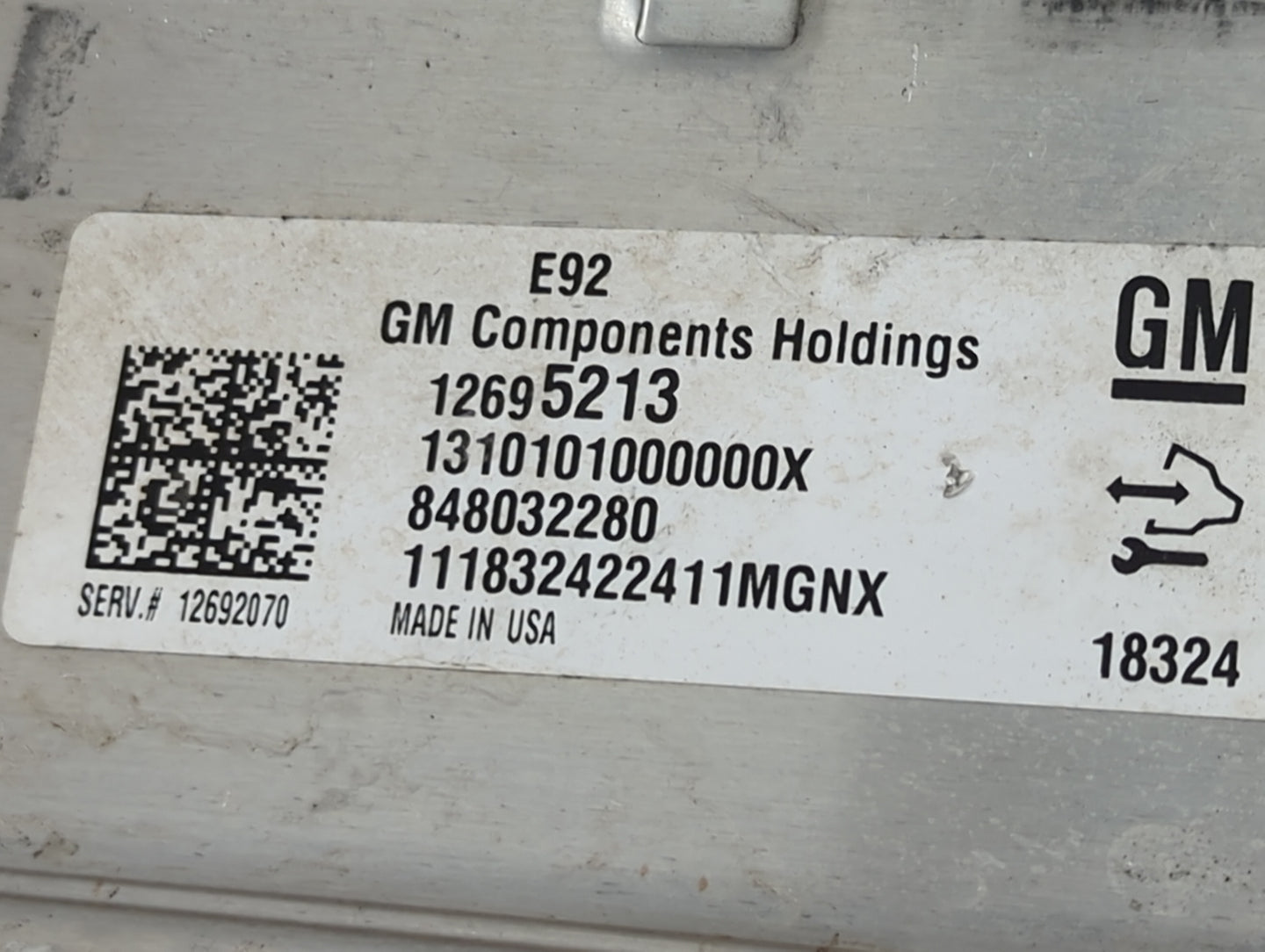 2018-2021 Chevrolet Camaro PCM Engine Control Computer ECU ECM PCU OEM P/N:12695213 12692070 Fits Fits 2018 2019 2020 2021 O