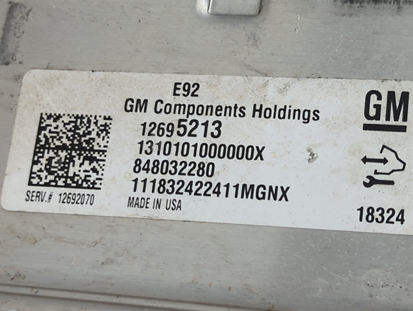 2018-2021 Chevrolet Camaro PCM Engine Control Computer ECU ECM PCU OEM P/N:12695213 12692070 Fits Fits 2018 2019 2020 2021 O