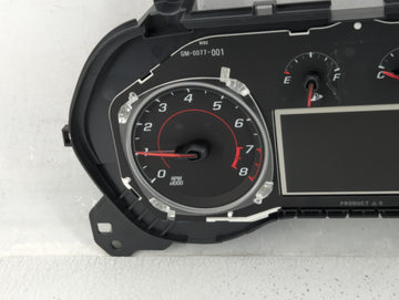 2019-2020 Chevrolet Camaro Instrument Cluster Speedometer Gauges P/N:84591344 Fits Fits 2019 2020 OEM Used Auto Parts
