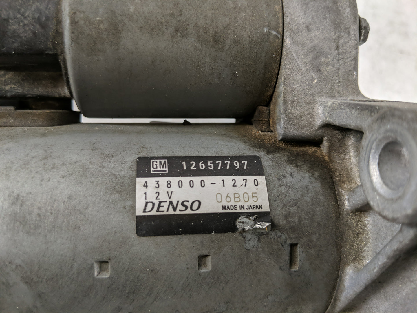 2015-2022 Chevrolet Colorado Car Starter Motor Solenoid OEM P/N:438000-1270 42657797 Fits OEM Used Auto Parts - Oemusedautop