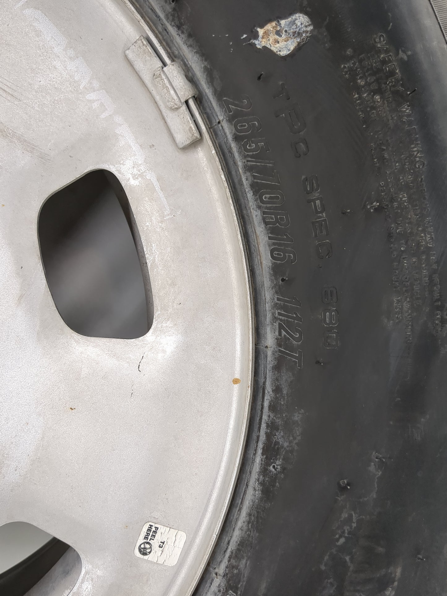 2015-2019 Chevrolet Colorado Spare Donut Tire Wheel Rim Oem - Oemusedautoparts1.com