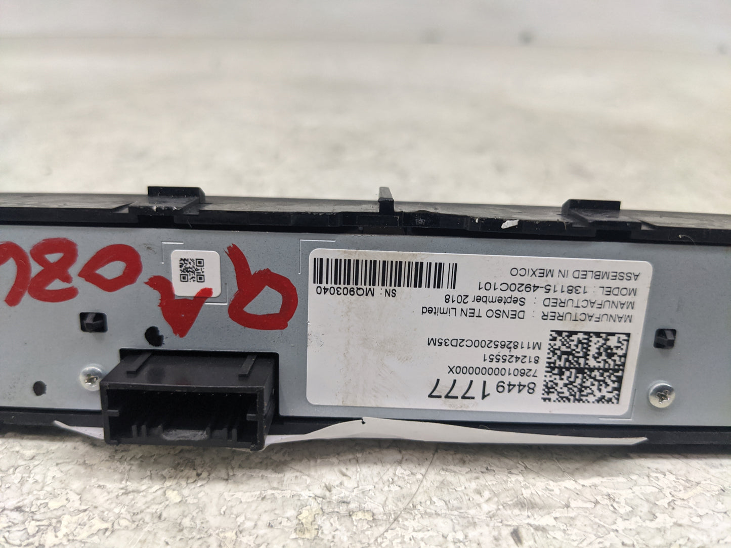 2020-2022 Chevrolet Colorado Radio AM FM Cd Player Receiver Replacement P/N:84491777 84479960 Fits Fits 2018 2020 2021 2022 