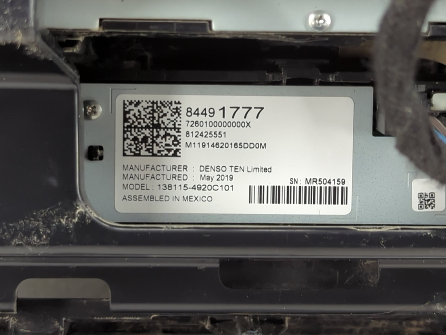 Chevrolet Colorado Information Display Screen - Oemusedautoparts1.com