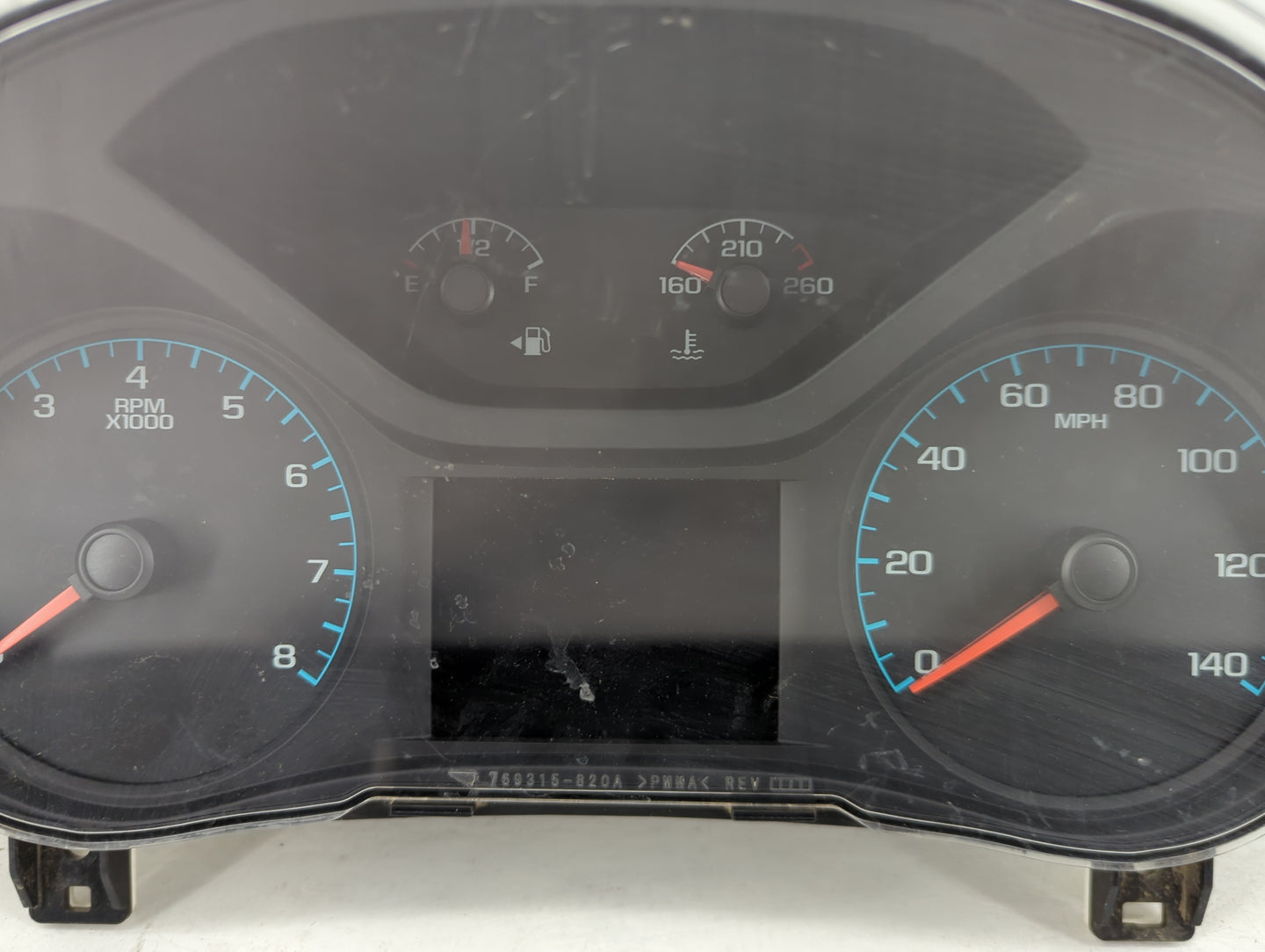 2019 Chevrolet Colorado Instrument Cluster Speedometer Gauges P/N:84398584 7110500000000X, 812610798 Miles: Fits OEM Used Au