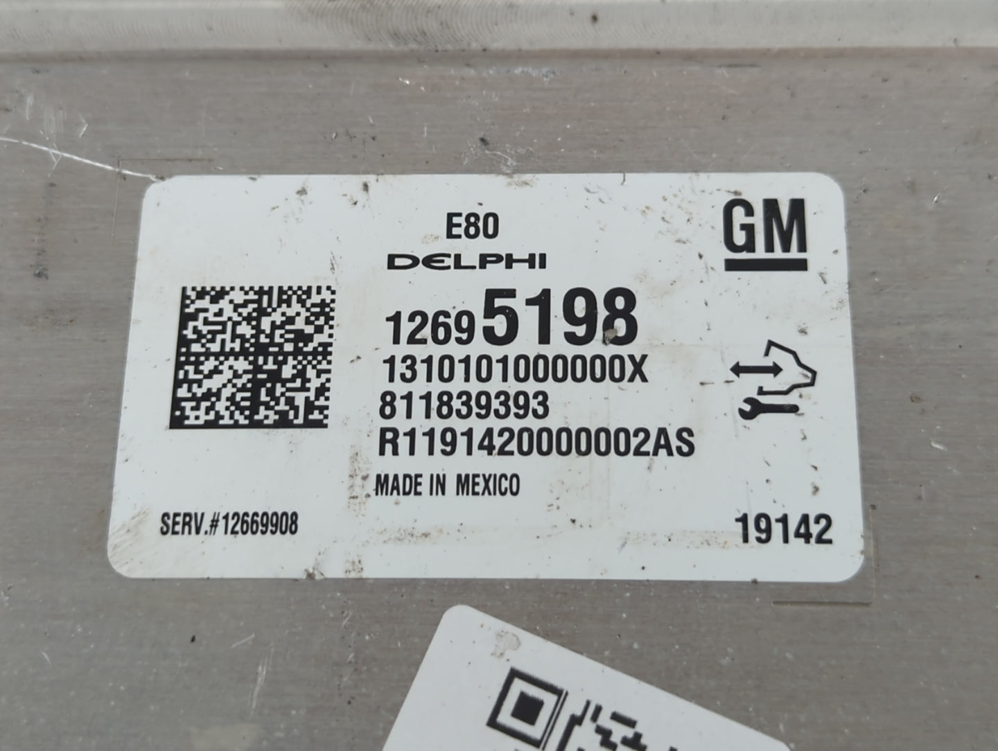 2017-2022 Chevrolet Colorado PCM Engine Control Computer ECU ECM PCU OEM P/N:12695198 Fits Fits 2017 2018 2019 2020 2021 202