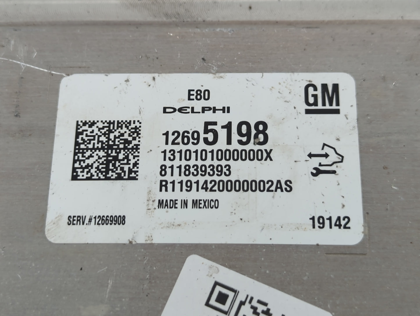2017-2022 Chevrolet Colorado PCM Engine Control Computer ECU ECM PCU OEM P/N:12695198 Fits Fits 2017 2018 2019 2020 2021 202