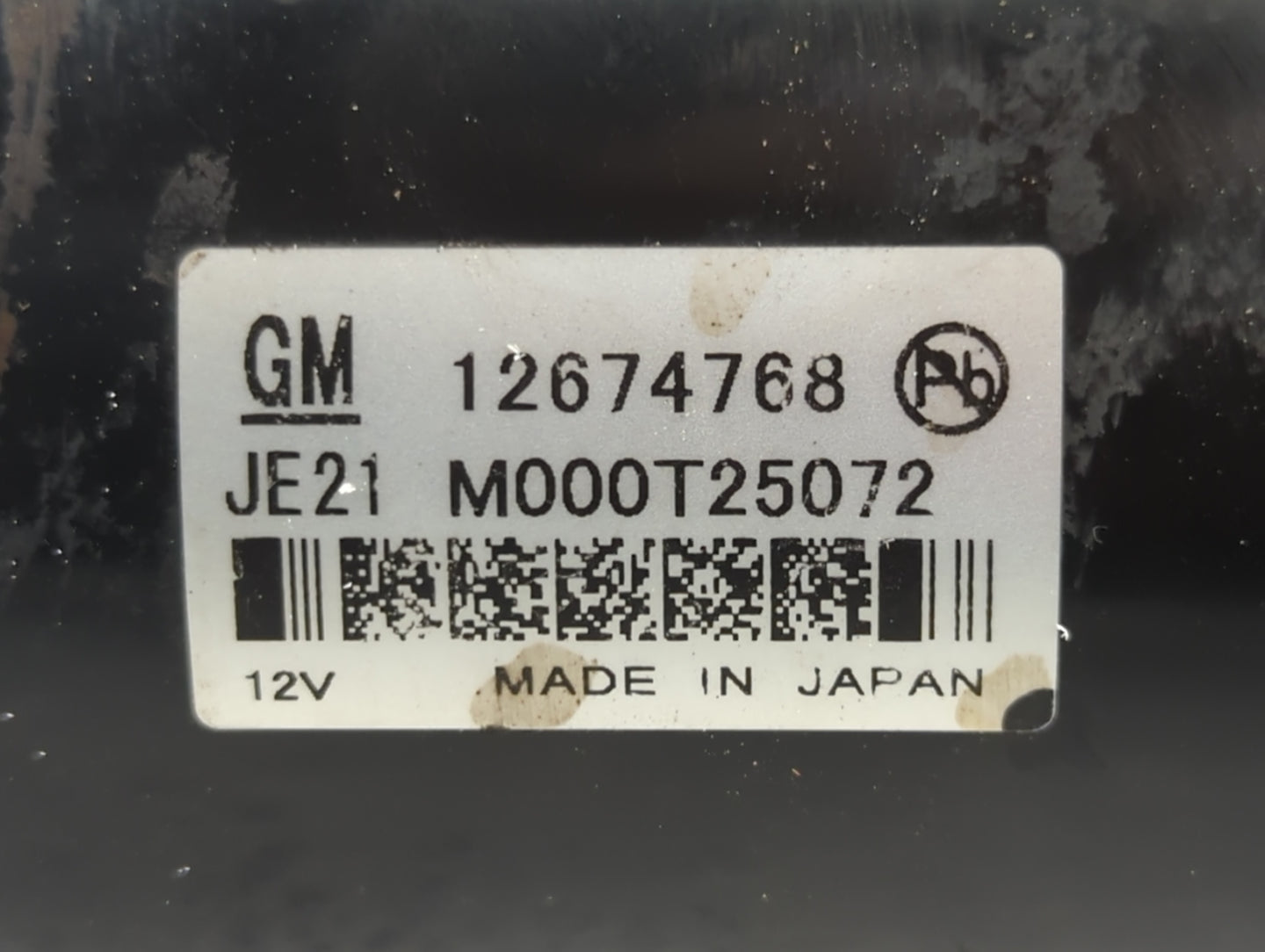 2017-2022 Chevrolet Colorado Car Starter Motor Solenoid OEM P/N:12674768 Fits Fits 2017 2018 2019 2020 2021 2022 OEM Used Au