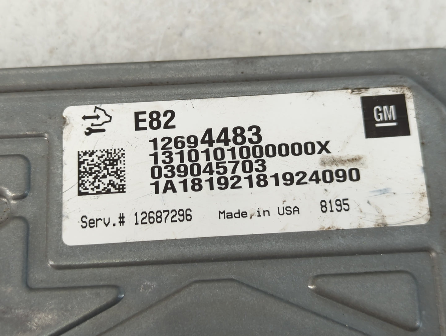 2017-2022 Chevrolet Colorado PCM Engine Control Computer ECU ECM PCU OEM P/N:12694483 E82 Fits OEM Used Auto Parts - Oemused