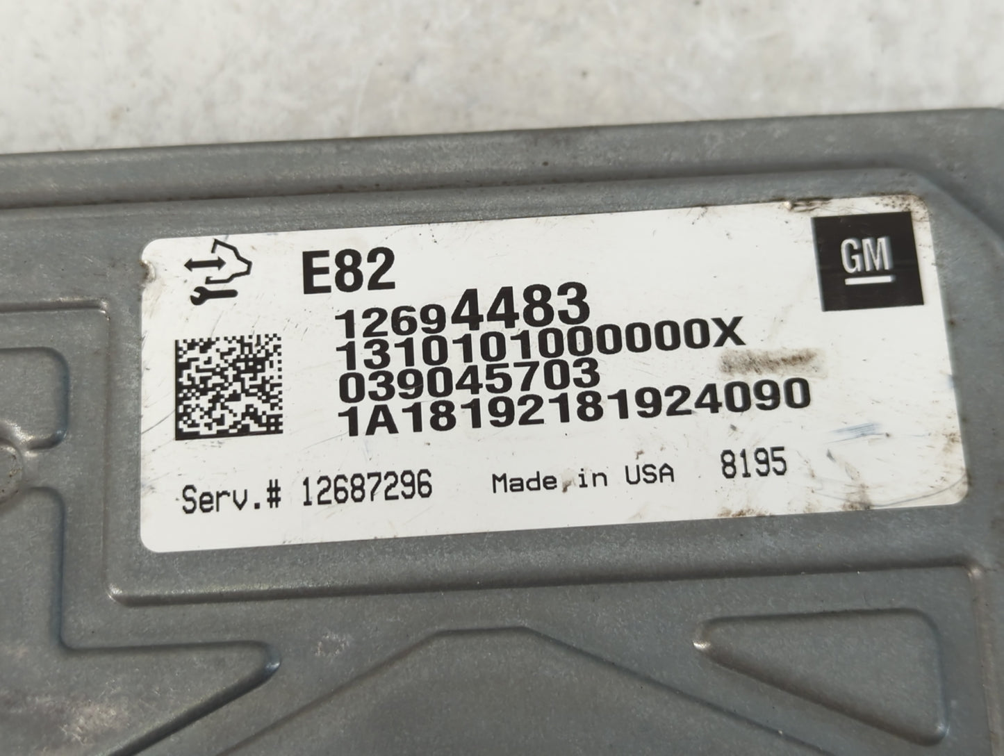 2017-2022 Chevrolet Colorado PCM Engine Control Computer ECU ECM PCU OEM P/N:12694483 E82 Fits OEM Used Auto Parts - Oemused