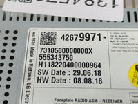 2019 Chevrolet Cruze Radio AM FM Cd Player Receiver Replacement P/N:555343750 42679971 Fits OEM Used Auto Parts - Oemusedaut