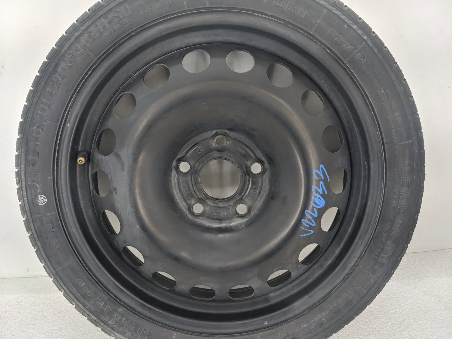 2016-2019 Chevrolet Cruze Spare Donut Tire Wheel Rim Oem 1420877 - Oemusedautoparts1.com