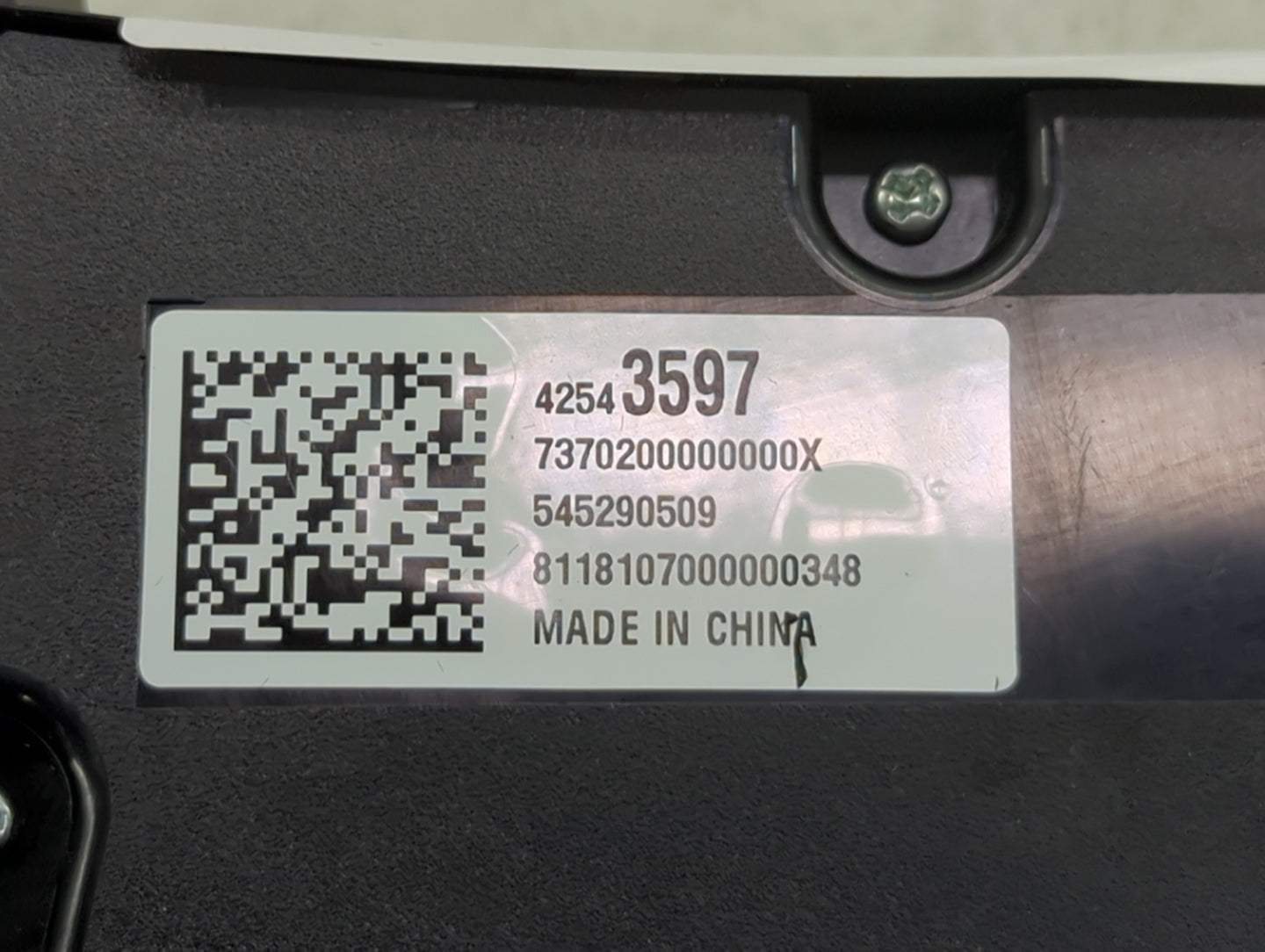 2019 Chevrolet Cruze Climate Control Module Temperature AC/Heater Replacement P/N:42543597 7370200000000X, 545290509 Fits OE