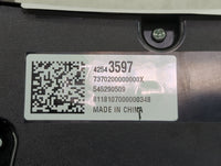 2019 Chevrolet Cruze Climate Control Module Temperature AC/Heater Replacement P/N:42543597 7370200000000X, 545290509 Fits OE