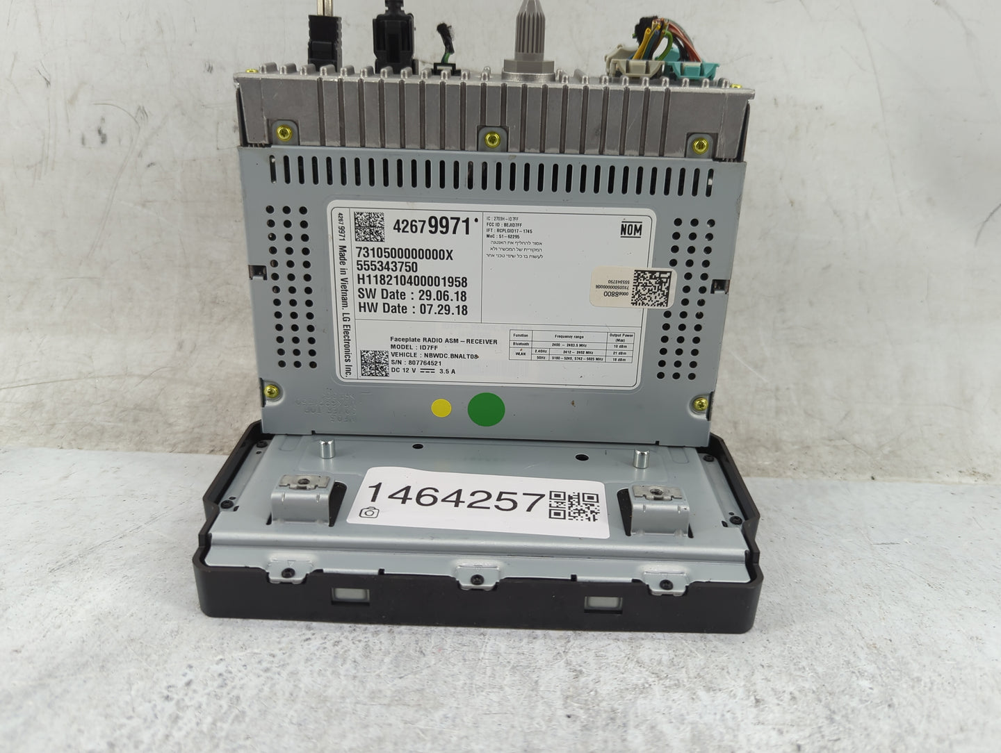 2019 Chevrolet Cruze Radio AM FM Cd Player Receiver Replacement P/N:42679971 7310500000000X, 555343750, H118210400001958 Fit