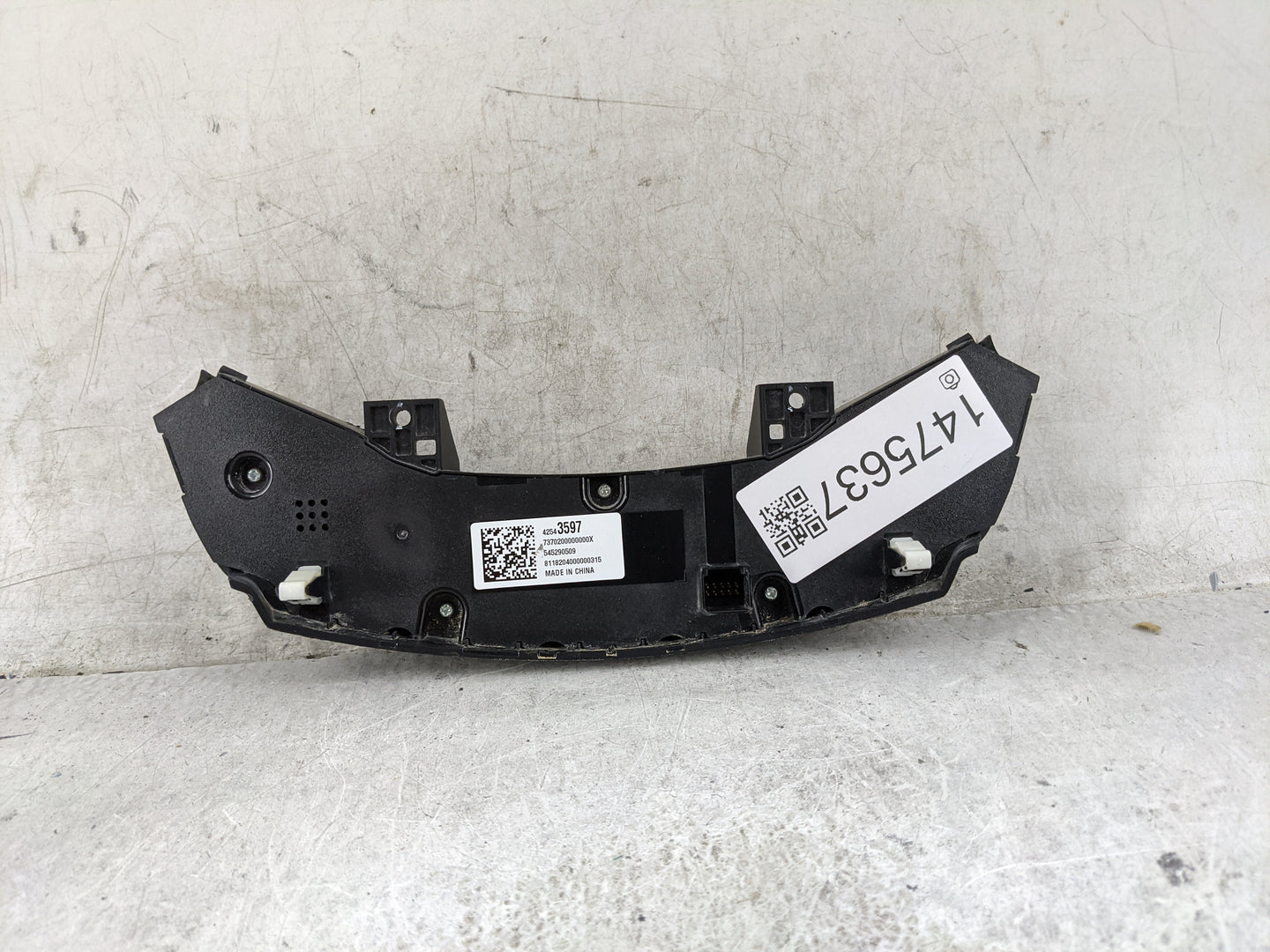 2019 Chevrolet Cruze Climate Control Module Temperature AC/Heater Replacement P/N:42543597 7370200000000X, 545290509 Fits OE