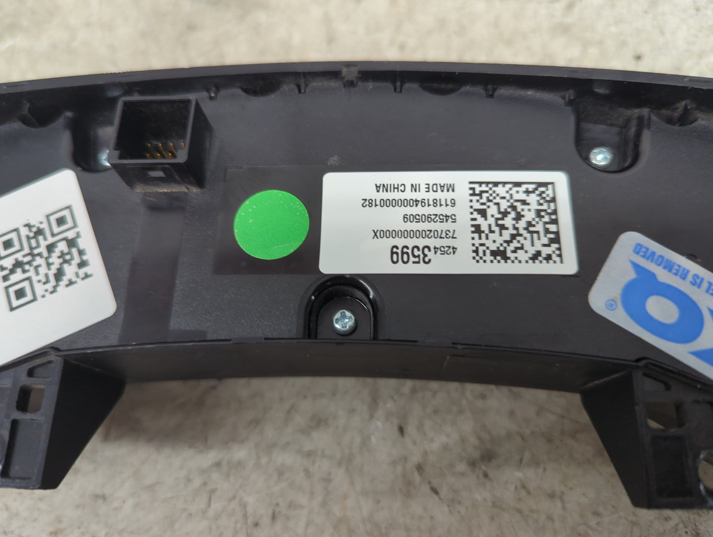 2019 Chevrolet Cruze Climate Control Module Temperature AC/Heater Replacement P/N:545290509 737020000000X, 611819400000182 F