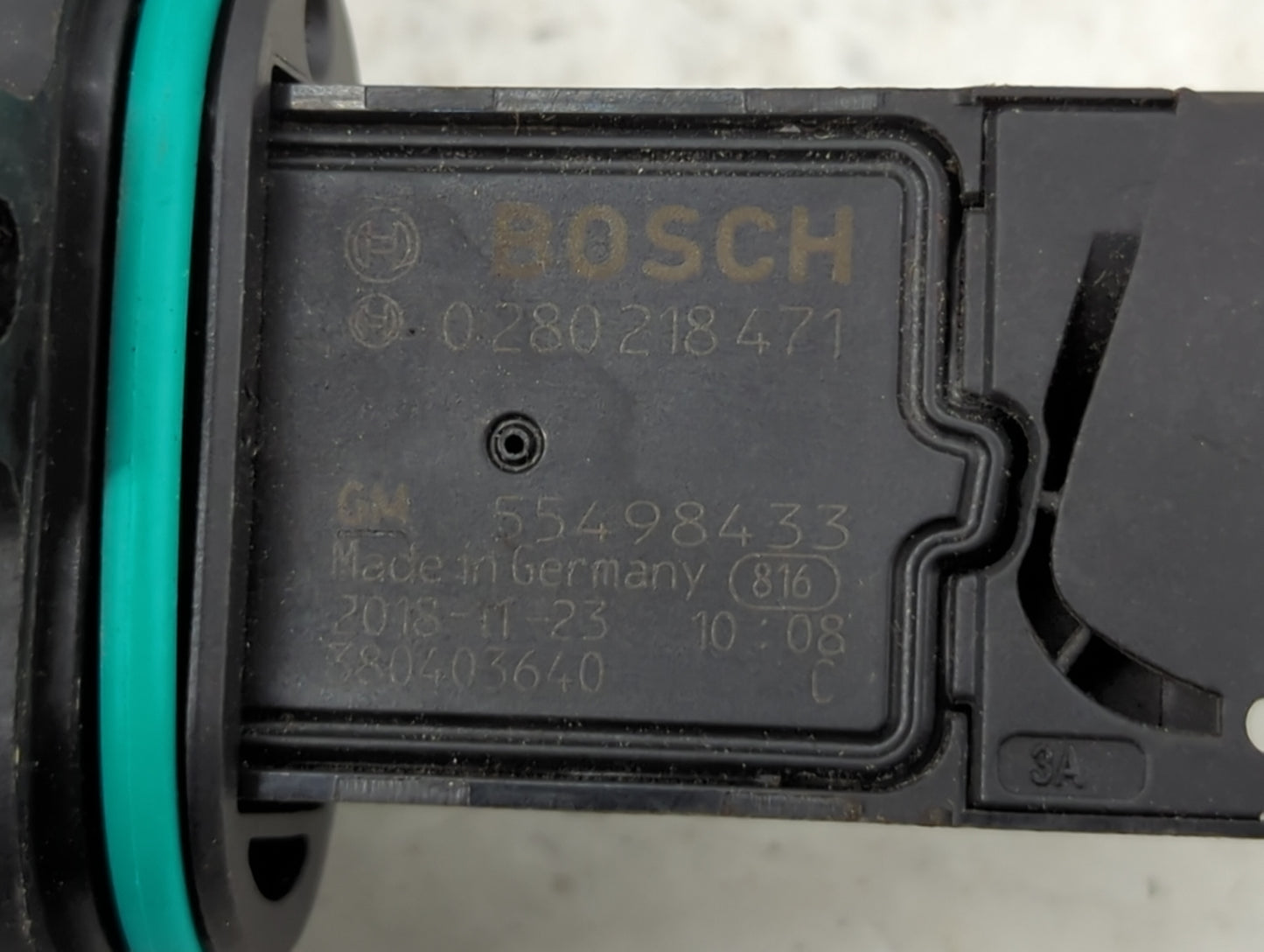 2018-2019 Chevrolet Cruze Mass Air Flow Meter Maf 1485304 - Oemusedautoparts1.com
