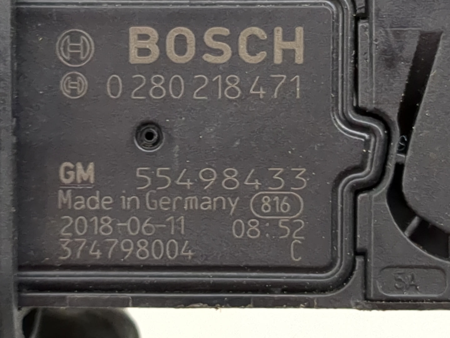 2018-2019 Chevrolet Cruze Mass Air Flow Meter Maf 1485851 - Oemusedautoparts1.com