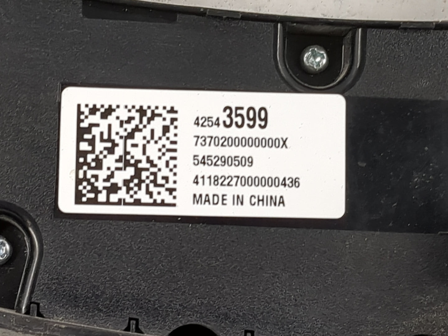 2019 Chevrolet Cruze Climate Control Module Temperature AC/Heater Replacement P/N:42543599 545290509 Fits OEM Used Auto Part
