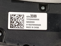 2019 Chevrolet Cruze Climate Control Module Temperature AC/Heater Replacement P/N:42543599 545290509 Fits OEM Used Auto Part
