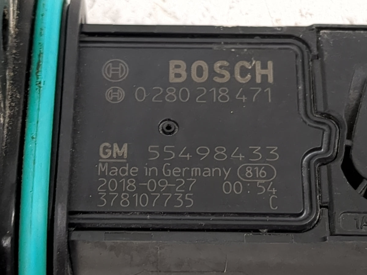 2018-2019 Chevrolet Cruze Mass Air Flow Meter Maf 1499954 - Oemusedautoparts1.com
