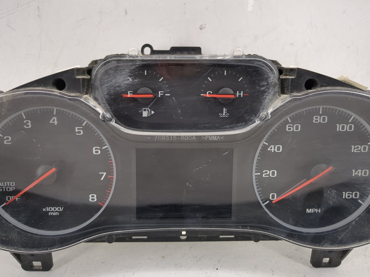 2019 Chevrolet Cruze Instrument Cluster Speedometer Gauges P/N:769315-800A 42686941, 812610798, 18289 Miles: Fits OEM Used A