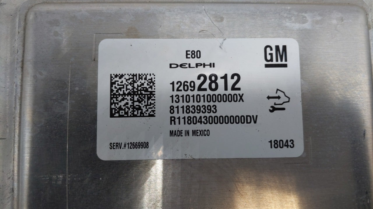 2017-2019 Chevrolet Cruze PCM Engine Control Computer ECU ECM PCU OEM P/N:12680876 12677677 Fits OEM Used Auto Parts - Oemus