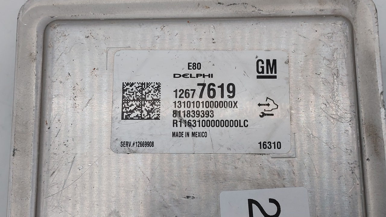 2017-2018 Chevrolet Cruze PCM Engine Control Computer ECU ECM PCU OEM P/N:12696201 12692038, 12676683 Fits Fits 2017 2018 20