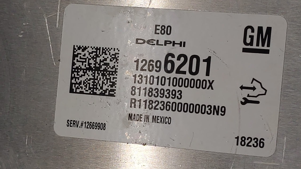 2017-2018 Chevrolet Cruze PCM Engine Control Computer ECU ECM PCU OEM P/N:12696201 12692038, 12676683 Fits Fits 2017 2018 20