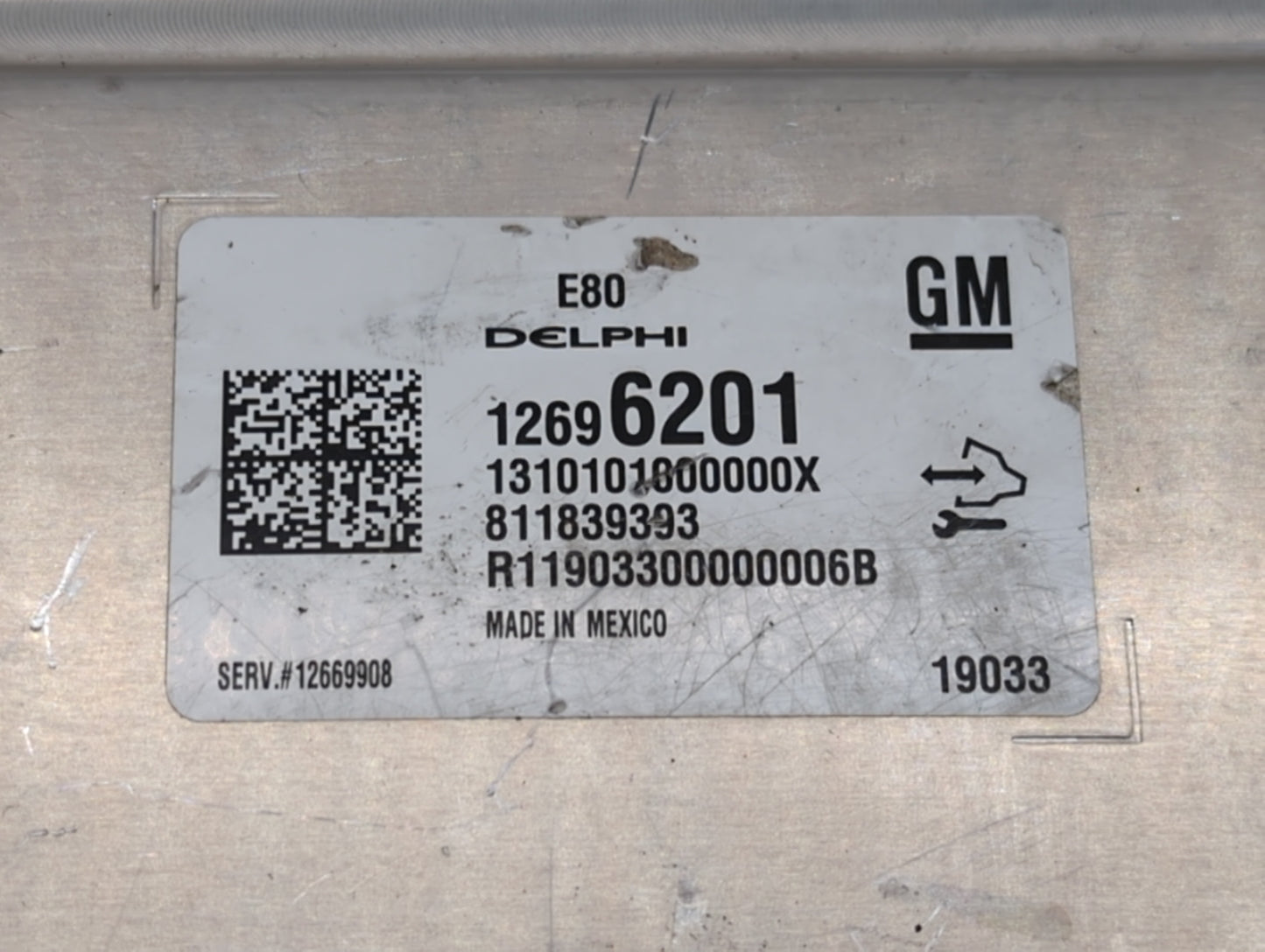 2017-2018 Chevrolet Cruze PCM Engine Control Computer ECU ECM PCU OEM P/N:12688973 12697837, 12687328 Fits Fits 2017 2018 20