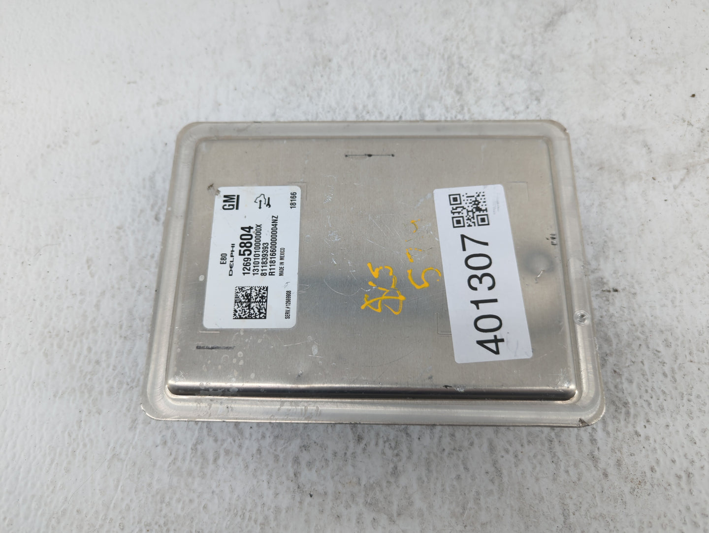 2017-2018 Chevrolet Cruze PCM Engine Control Computer ECU ECM PCU OEM P/N:12669908 12681528 Fits Fits 2017 2018 2019 OEM Use