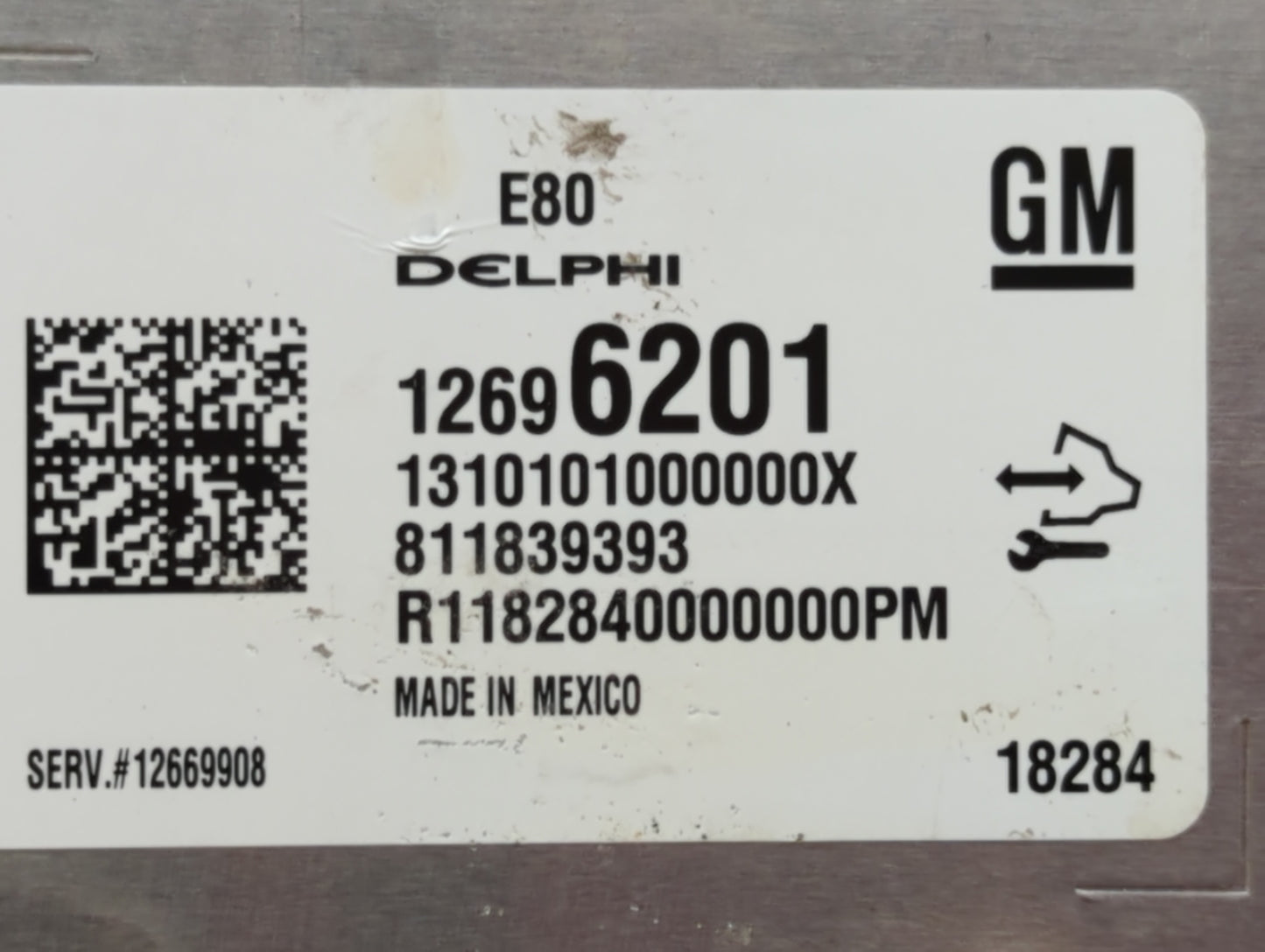 2017-2019 Chevrolet Cruze PCM Engine Control Computer ECU ECM PCU OEM P/N:12696201 12692812 Fits OEM Used Auto Parts - Oemus